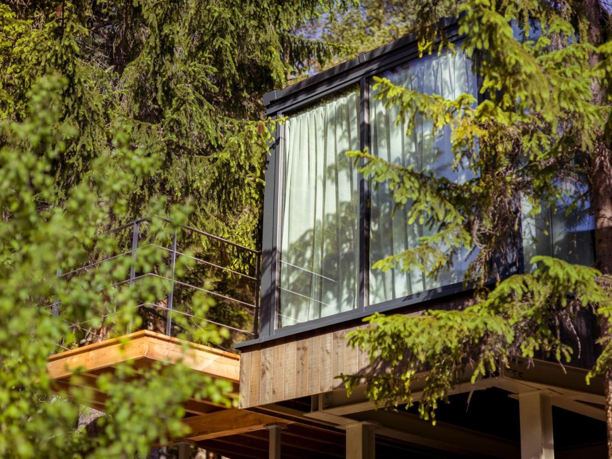 Skyview Chalets Am Camping Toblacher See Luaran gambar