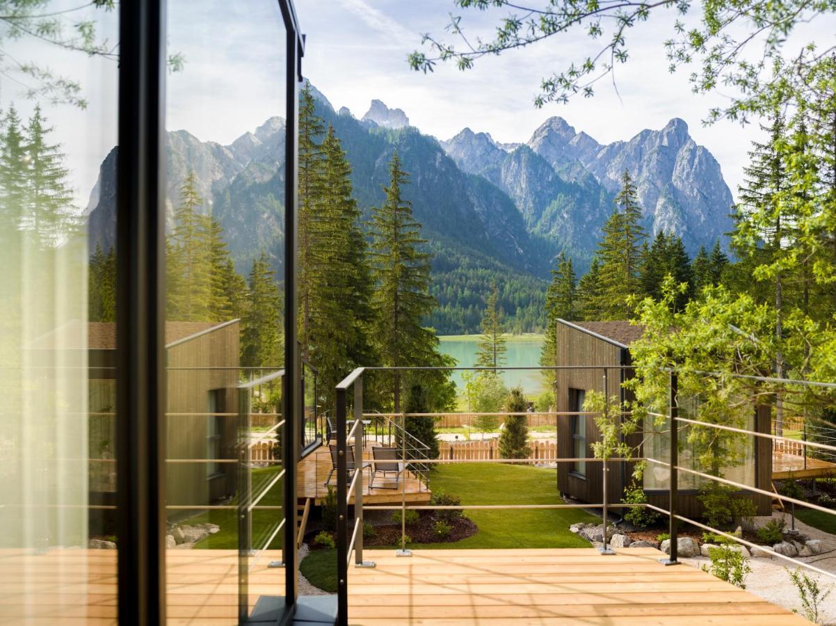 Skyview Chalets Am Camping Toblacher See Luaran gambar