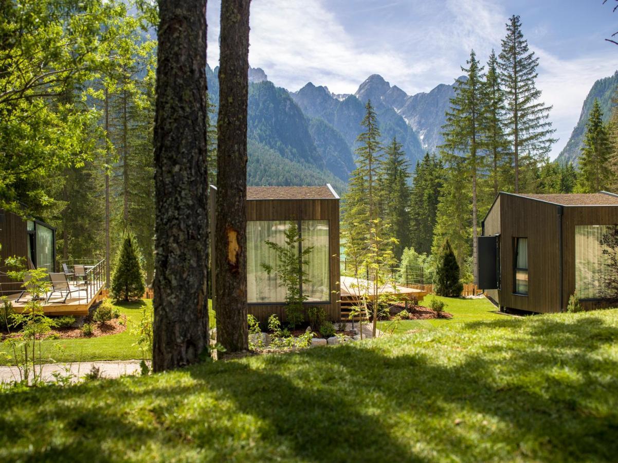 Skyview Chalets Am Camping Toblacher See Luaran gambar