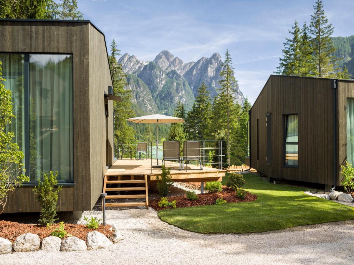 Skyview Chalets Am Camping Toblacher See Luaran gambar