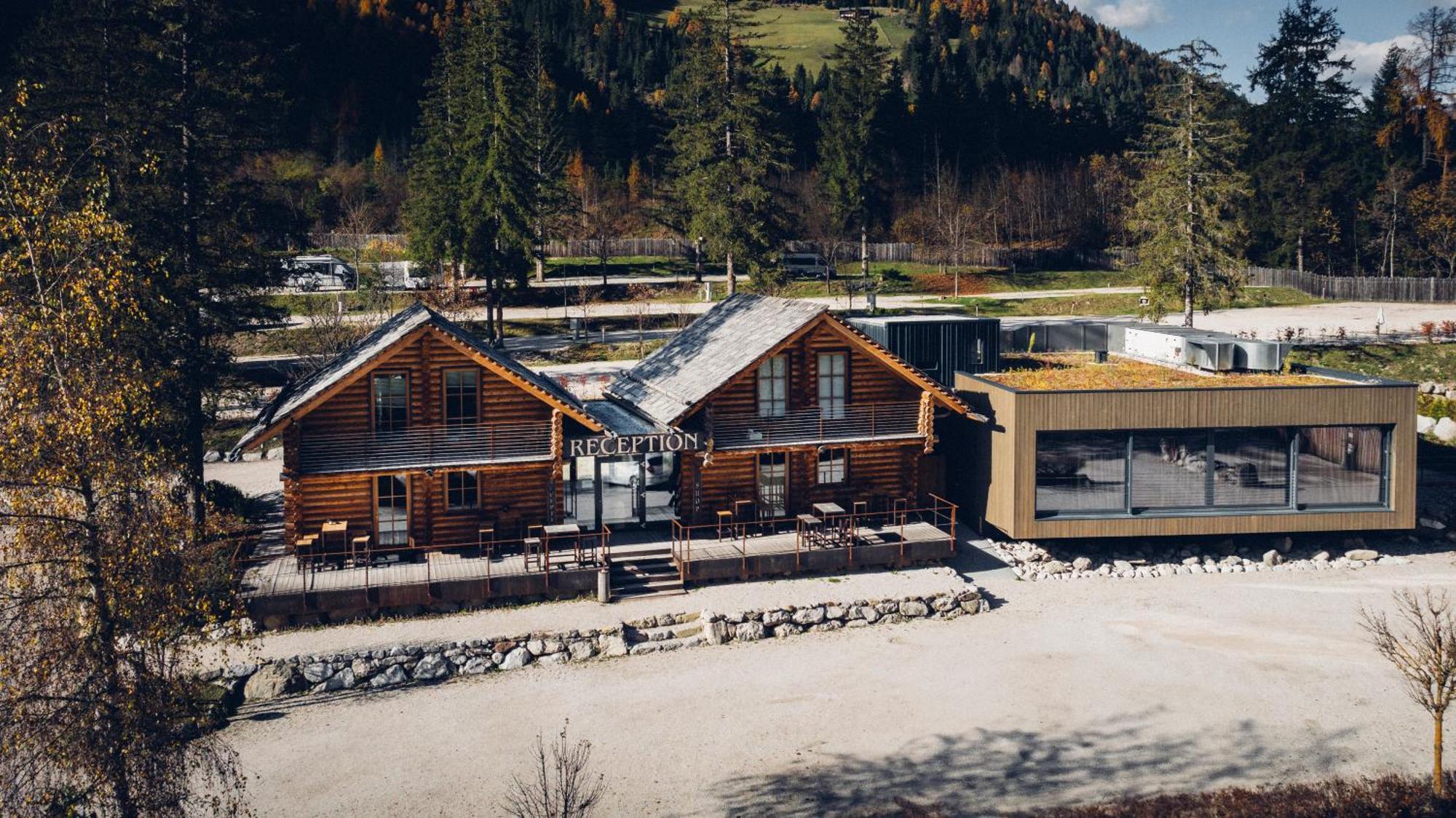 Skyview Chalets Am Camping Toblacher See Luaran gambar