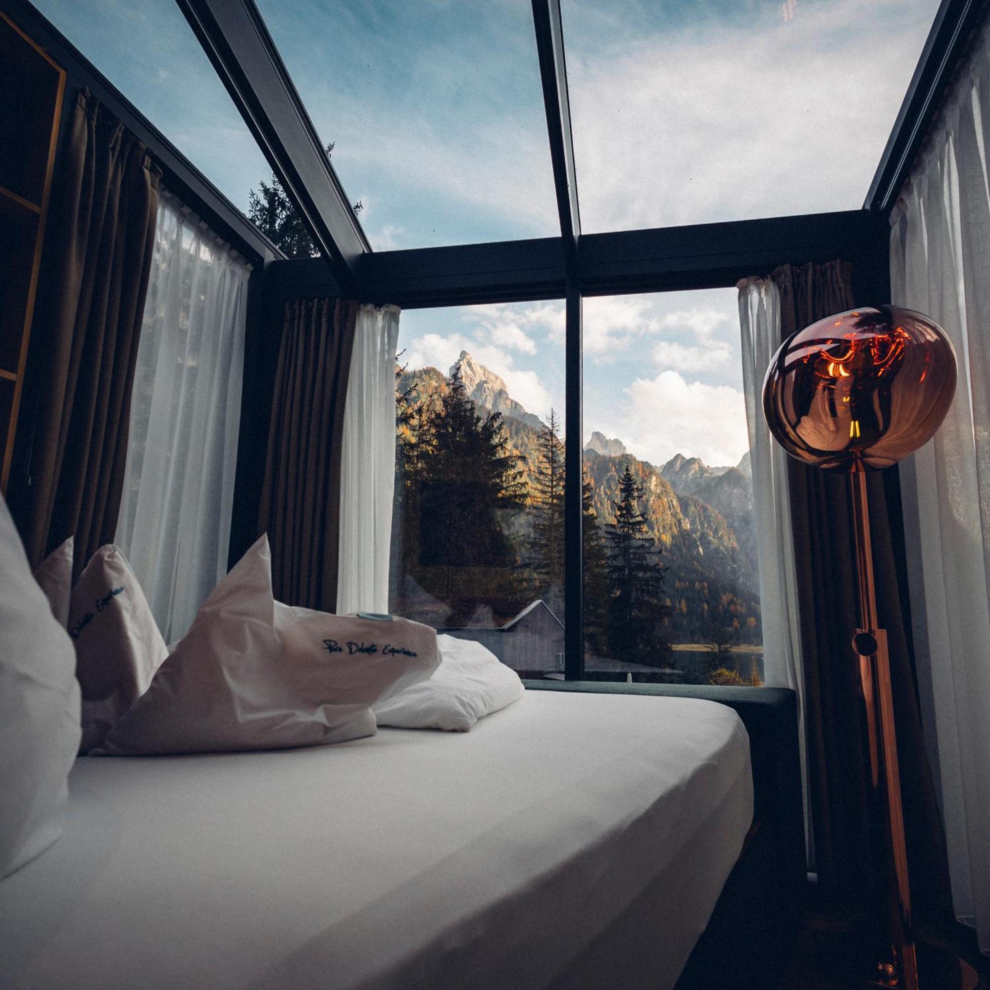 Skyview Chalets Am Camping Toblacher See Luaran gambar